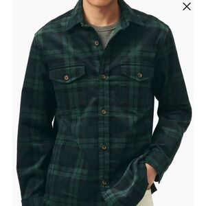 NWT Brooks Brothers, soft, lightweight, corduroy plaid button-down - Large